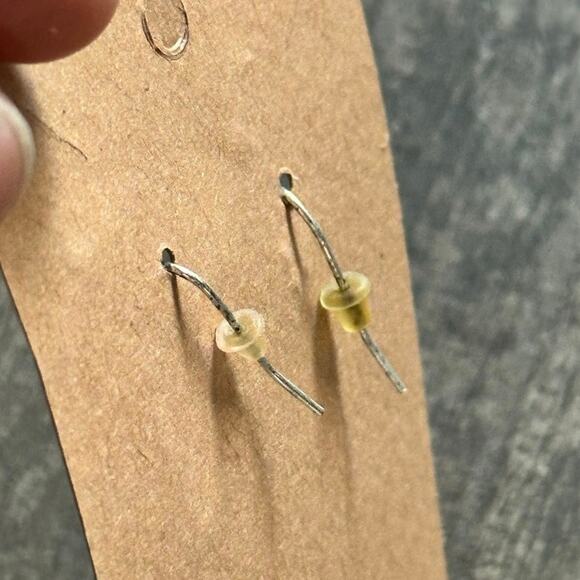 pink sparkly glittler popsicle dangly earrings - Picture 3 of 3